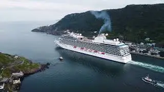 DJI Mini 2 Drone Footage | Signal Hill & St. John&rsquo;s Harbour | Cruise Ship Vista Oceanic Departs