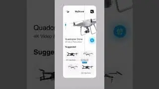 drone control app ui ux design #shorts