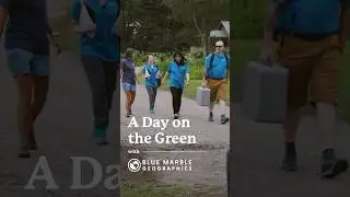 We were on a golf course collecting data. Check out this behind-the-scenes of our activities! ⛳