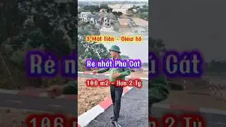 3 mặt tiền - View hồ - 106 m2 đất full Thổ cư gi&aacute; b&aacute;n chit hơn 2 Tỷ - BĐS Rẻ nhất Ph&uacute; C&aacute;t, H&ograve;a Lạc