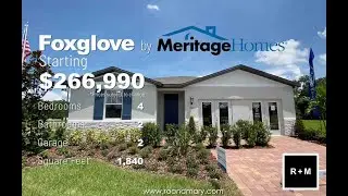 THE FOXGLOVE by Meritage Homes [New Homes, Meritage Homes, Vistamar Villages, Davenport FL]