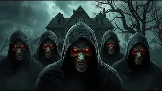 Evil Laughs Every Few Seconds 👿 | Haunted House Horror Ambience with Wolves & Crickets