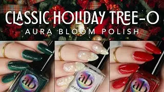 💅 Swatching the Classic Holiday Tree-o by Aura Bloom Polish