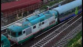 Ultimo viaggio per la D345 1115 e alcune carrozze e pilote md
