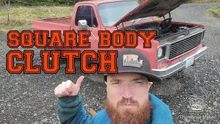 SQUARE BODY CHEVY 4X4 step by step clutch kit how to