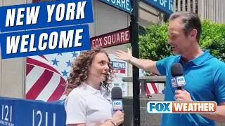 Newest FOX Weather Teammate Gets 'Beastly' Introduction To New York City