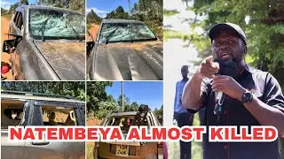 NATEMBEYA'S VEHICLE STONED, DESTROYED, SUPPORTERS ATTACKED BY GOONS DURING RALKY6IN KABUCHAI 