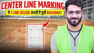 How to Do Center Line Marking on Site | Practical Layout Guide for Civil Engineers