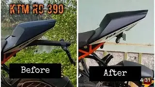 KTM RC 390 200 125 Tail tidy change || adjustable tail tidy in cheap price || maxmil