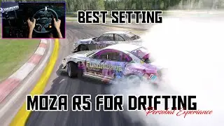 Moza R5 Setting for Drifting (Moza PitHouse + ContenManager Setting)