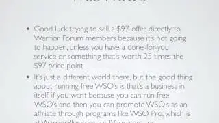 How to build a list - Email List using a FREE WSO