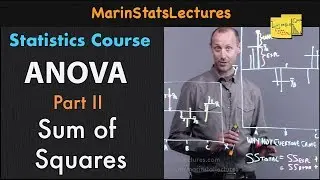 ANOVA (Analysis of Variance) and Sum of Squares | Statistics Tutorial #26 | MarinStatsLectures