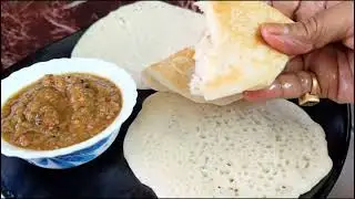 Instant breakfast spongy soft set Dosa with chutney Recipe||