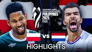 POLAND 🇵🇱 vs NETHERLANDS 🇳🇱 | Highlights | Men's Volleyball World Championship 2025