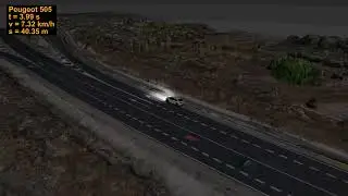 Atropello nocturno Virtual Crash 6 + Digitalizaci&oacute;n
