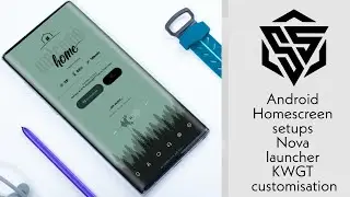 New Nova launcher setup with KWGT, #screen_shades #novalauncher