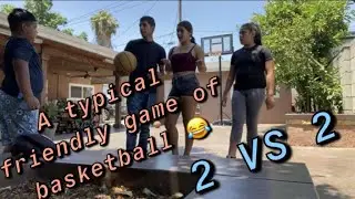 Brother And Cousin VS Couple! Worst BasketBall Game Ever🤦🏽🙅🏽&zwj;♂️