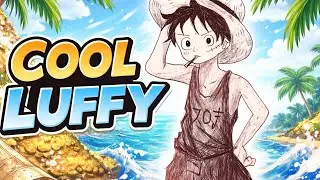Drawing Kid Luffy 😁 l from One piece #anime