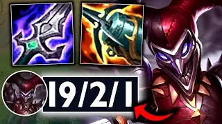 ON HIT SHACO KILLS EVERYTHING WITH 3 AUTOS (19 KILLS) - League of Legends