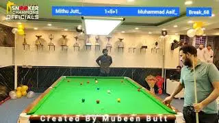 Amazing Snooker Break 130* Clearance 🔥 Muhammad Asif at Ahsan Ramzan Snooker Academy #amazing #130*