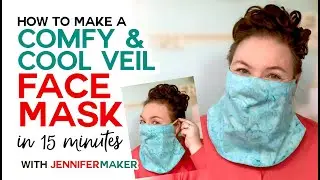 Easy Veil Face Mask - Cool for Summer! - Free 15-Minute Pattern