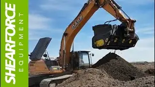 REMU Screening Bucket Separating Rock