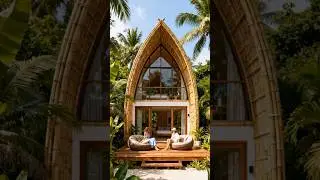 🏝️ Tropical Bamboo Villa | Dream Beach House Aesthetic ✨🌴