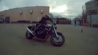 #2019MGymkhanaWC1  Dmitriy Vlasov  Honda CB400 38sec
