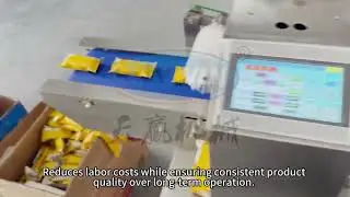 Soft biscuit sandwich with flow packaging machine