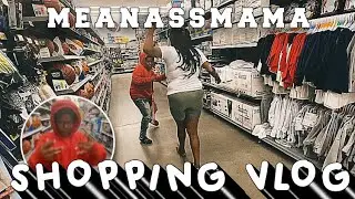 MEANASSMAMA SHOPPING VLOG WITH BADASSSON #drama #prank