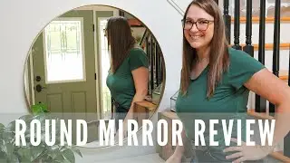 This Round Gold Mirror adds Touch of Elegance to Your Space - Amazon Must Haves!