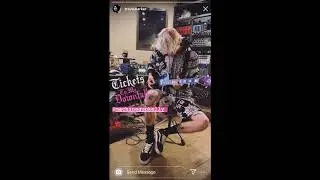 MGK guitar instagram story