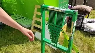 Timber Croc Chainsaw Log Holder in action with small logs