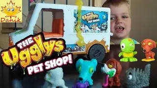 🍁 УРОДЛИВЫЙ Зоомагазин (Аглис Пет Шоп) машинка мойка The Ugglys Pet Shop Dirty Dogs Wash Van Truck