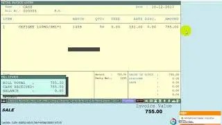 6  Sale Bill Tutorial 