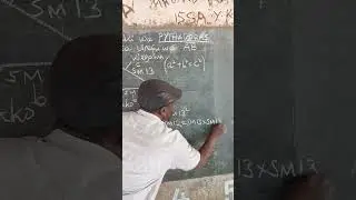 Sir wasingwa akifundisha jinsi ya kutumia kanuni ya PYTHAGORAS tazama kwa makini🔥🔥🔥