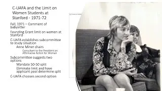 Stanford Student and Faculty Diversification in the 1970s