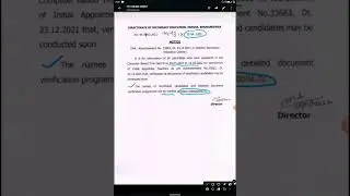 Initial Appointee Teacher,2022 ##documents  verification