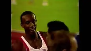 1986 Stuttgart European Championship  semi finals and final 100m 10.15 Linford Christie  27.8.86