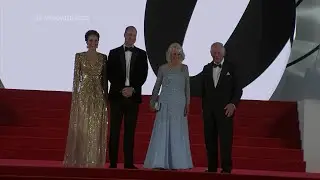 A royal night out at the Bond premiere