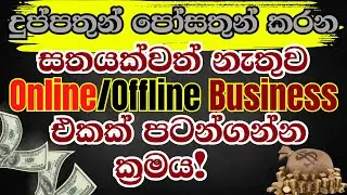 අතේ සතේ නැතිව Business එකක් පටන් ගමු! | How to start a business with no money