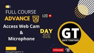 Access Webcam and microphone Lec32 #javascript #webdevelopment