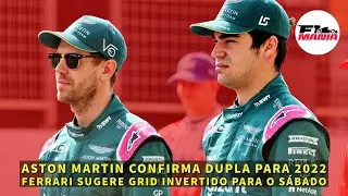F1: ASTON MARTIN CONFIRMA DUPLA PARA 2022. FERRARI SUGERE GRID INVERTIDO PARA O S&Aacute;BADO