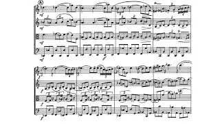 Hans Werner Henze - String Quartet No. 1 (1947) [Score-Video]