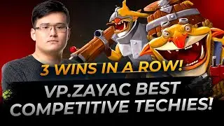 Zayac the Best Competitive Techies - Dota 2 Replay Full Gameplay