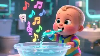 Brush Time with Baby Fun 👶🎶 | Kids Hygiene Learning | Fun Preschool Video