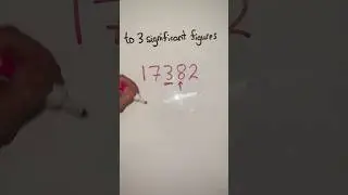 How to round to 3 significant figures #maths #shorts #viral