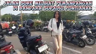 Kincah Vario 160 ABS ketempat bandara Supadio Pontianak