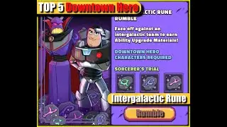 TOP 5 FARM-ABLE DOWNTOWN HERO - Intergalactic Rune Rumble - DISNEY SORCERER'S ARENA