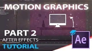 After effects TUTORIAL Motion graphic PART 2 (Project files included)
